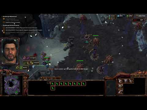 Starcraft 2 Wings Of Liberty Reversed Campaign Mission 6 Challenge mode all achievements OUTDATED