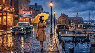 Rain Falls Over A 1957.. video card