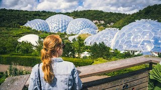 HUGE BUBBLE BIOMES + British Pub Grub! (Eden Project, Cornwall England)