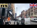London Winter Walk Shaftesbury Avenue 4K 60fps