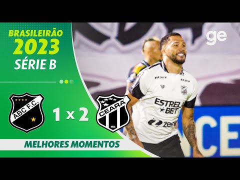 Gols e lances de ABC-RN x Ceará