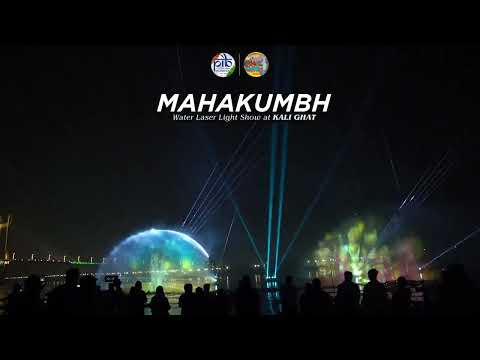 Witness the magic as the Kumbh Katha unfolds in a breathtaking spectacle of water and laser artistry
