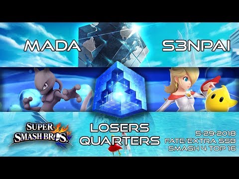 F/Extra SSB: Mada (Mewtwo) vs. S3NPAI (Rosa) - SSB4 Singles Losers Quarters