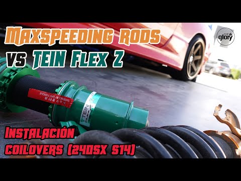 Comparando Coilovers: Maxspeeding rods vs Tein Flex Z (240SX S14)