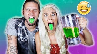 SOUREST DRINK IN THE WORLD CHALLENGE!!! (TOUNGE DAMAGE) | NICOLE SKYES