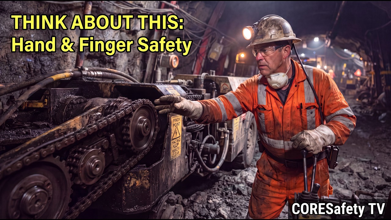 CORESafety TV Think About This: How to Keep Your Hands and Fingers Safe When Working in Mines