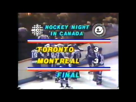 Toronto Maple Leafs vs Montreal Canadiens - Feb 27,1982-  Full Game