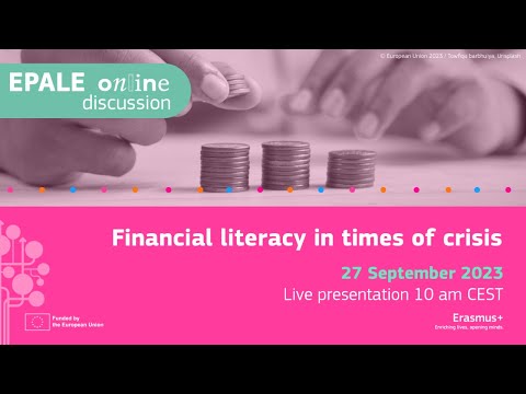 EPALE discussion: financial literacy in times of crisis