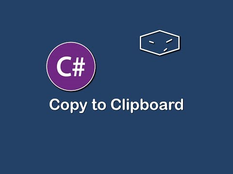 copy to clipboard in c