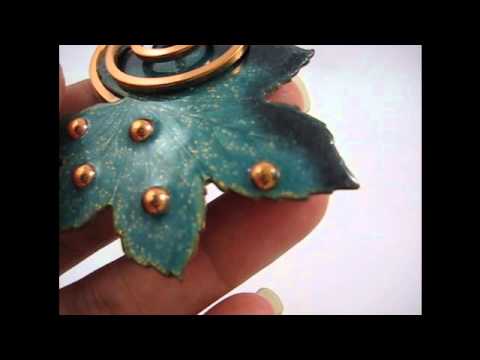 Matisse Maple Leaf Brooch.wmv