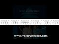 ABBA Angel Eyes Drum Score Drum Sheet Music