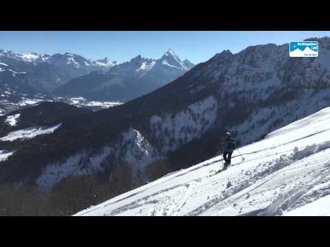 Schneeschuhwandern Scheibenkaser am Untersberg