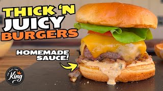If You HATE Smash Burgers Make THESE Cheeseburgers on the Griddle (with Special Sauce)