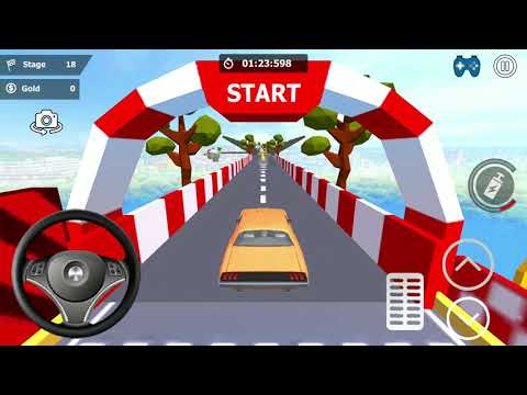 Car Stunts 3D Free - Extreme City GT Racing #3 | Dodge Charger 1969 Android Gameplay