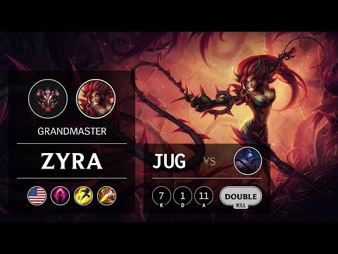 Zyra Jungle vs Jax - NA Grandmaster Patch 9.20