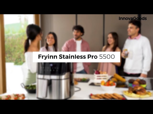 Innovagoods Fryinn Pro 5500 Luftfritteuse 1700 W 5,5 l Schwarz video