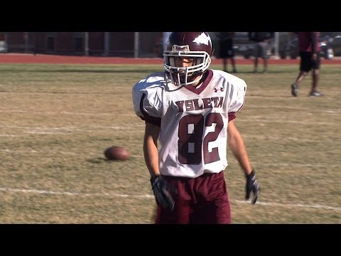 Albert Castañeda, a special needs student who plays football at Ysleta High School