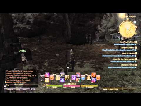 Final Fantasy 14 XIV A Realm Reborn Gameplay Lvl 18-20 Gladiator - 4 / 7