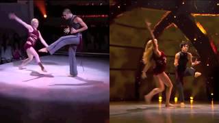 Kayla & Kupono / Lindsay & Cole Gravity Addiction Dance Split-Screen SYTYCD 9