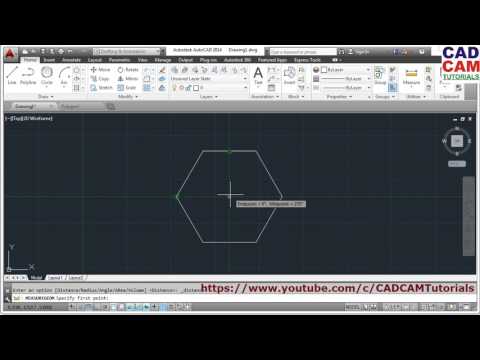 AutoCAD Tutorial for Beginners Lesson 1