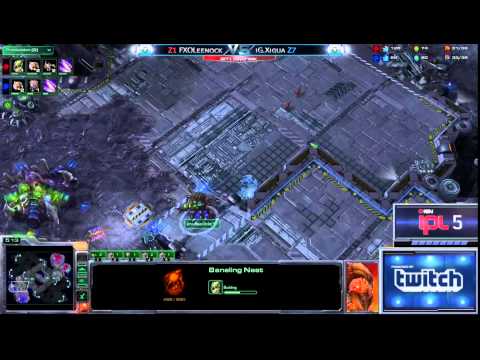 SC2 Leenock vs Xigua ZvZ Game 1 IPL 5 Winners Round 4 Starcraft 2 Tournaments