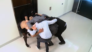 Download the video "Skyrocketing Scrums: Rugby’s Bold Elevator Move Revealed!"