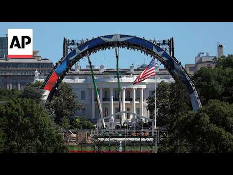 A look at Trump's renovation projects in DC ahead of America's 250th birthday