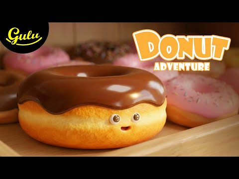 Donut Adventure - Animated Short Film by GULU #doughnut #bread #animation #cartoon