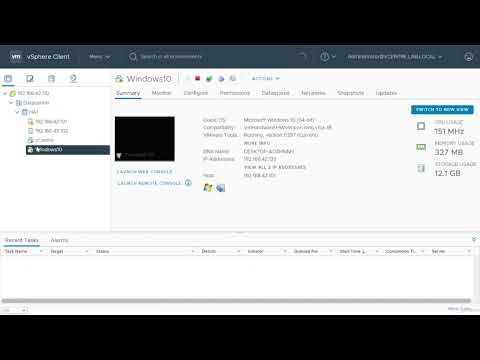 vSphere 7 Foundations 5.6 - Managing VMs and Templates - Cloning Virtual Machines