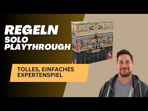 Men Nefer - Regeln direkt im Spiel + Solo Playthrough