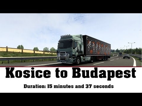 Relaxing Drive from Kosice to Budapest | ETS2 Journey