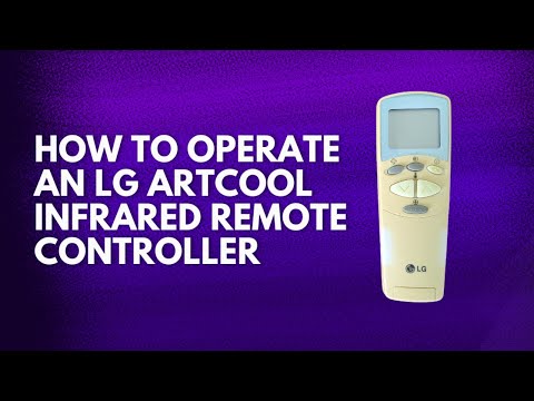 How to operate an LG Artcool infrared remote controller - Paradigm Cooling
