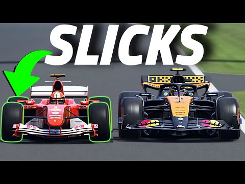 Could The FERRARI F2004 With SLICKS Beat A 2025 F1 Car ?