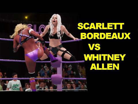 GLOW 1985 Scarlett Bordeaux vs Whitney Allen - Extreme Rules