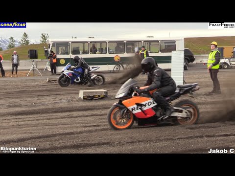 SAND DRAG RACING ICELAND 2021! 2.ROUND - MOTORCYCLES 2CYL