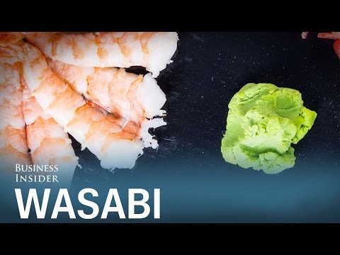 Wasabi served at sushi restaurants across the US might not be what you think it is