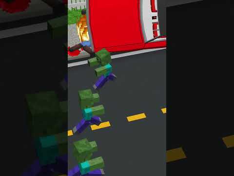 FILM vs REALITÄT - WENN EIN ZOMBIE VIRUS AUSBRICHT | MINECRAFT #SHORTS