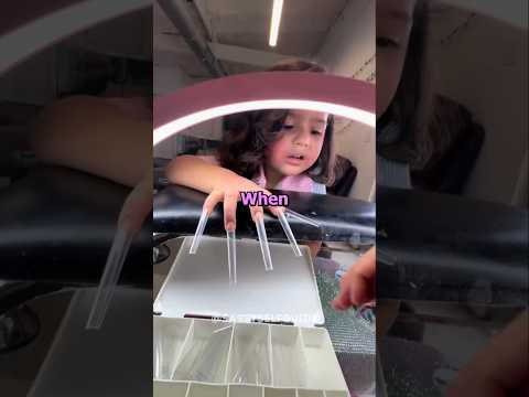 she wants long nails 😂