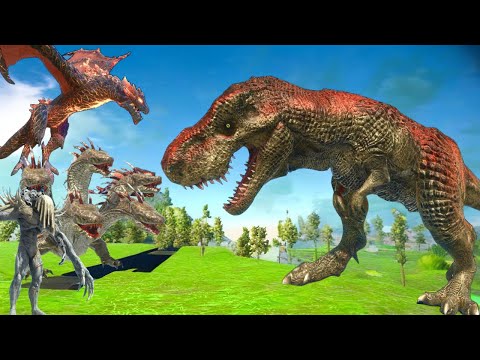 NEW TREX vs EVERY UNIT - Animal Revolt Battle Simulator