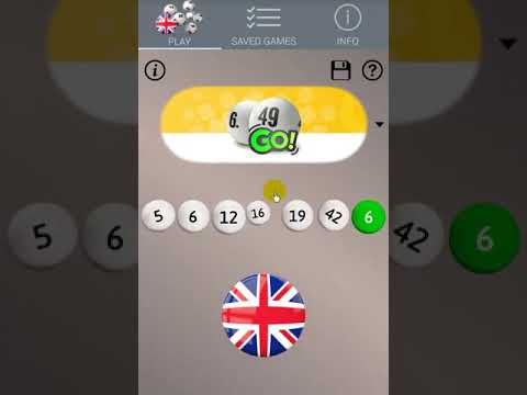 Lotto UK:Algorithm for lottery