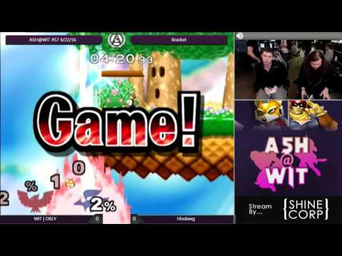 WIT | ORLY (Falcon) vs Hindawg (Fox) - ASH@WIT #57 Melee Bracket