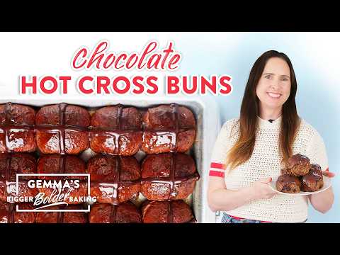 Heavenly Chocolate Hot Cross Buns Recipe