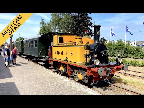 Cab Ride: Belgian 1925 steam engine: Haaksbergen - Boekelo: Museumbuurtspoorweg MBS 12/6/2022