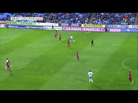 Liga 2016/17 Gol de Javi Ros / Real Zaragoza - Numancia