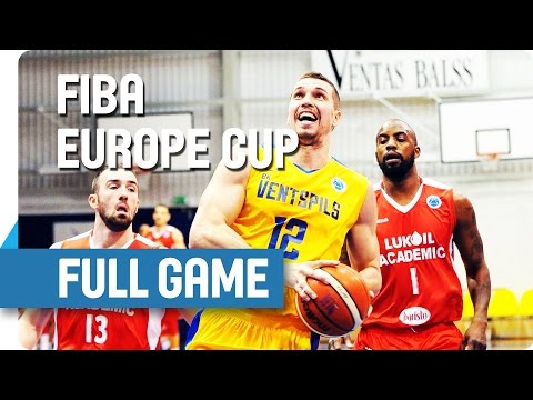BK Ventspils (LAT) v Lukoil Academic (BUL) - Full Game - Group P - FIBA Europe Cup