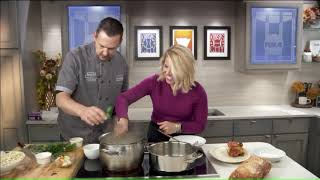 Karli and Matt make chicken noodle soup