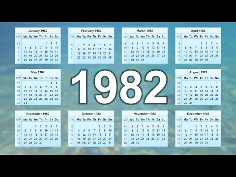 1982 Calendar