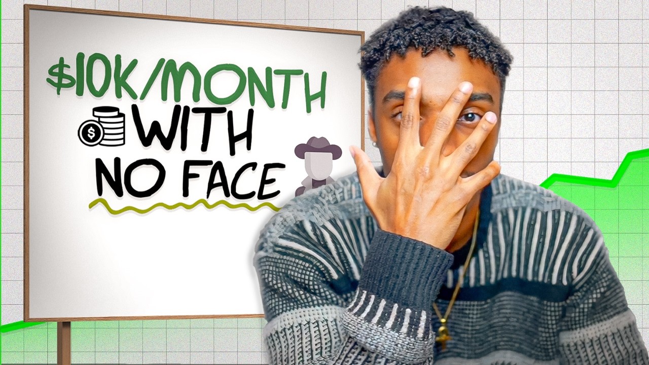 How to make $10k/mo online without showing your face
