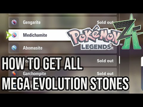 Pokémon Legends Z-A – How to Get ALL Mega Evolution Stones | Mega Guide + Locations