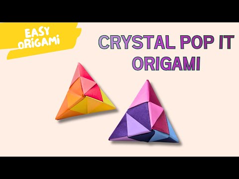 One Paper Gift Box Origami Cute Easy Folding Tutorial